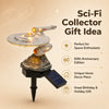 Retro Spaceship Solar Garden Stake