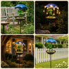 Solar Powered Frog Statue Garden Light