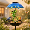 Solar Powered Frog Statue Garden Light