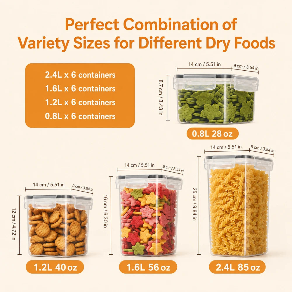 Sealed Food Storage Containers