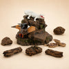 Miniature Animal Dinosaur World Scene Set