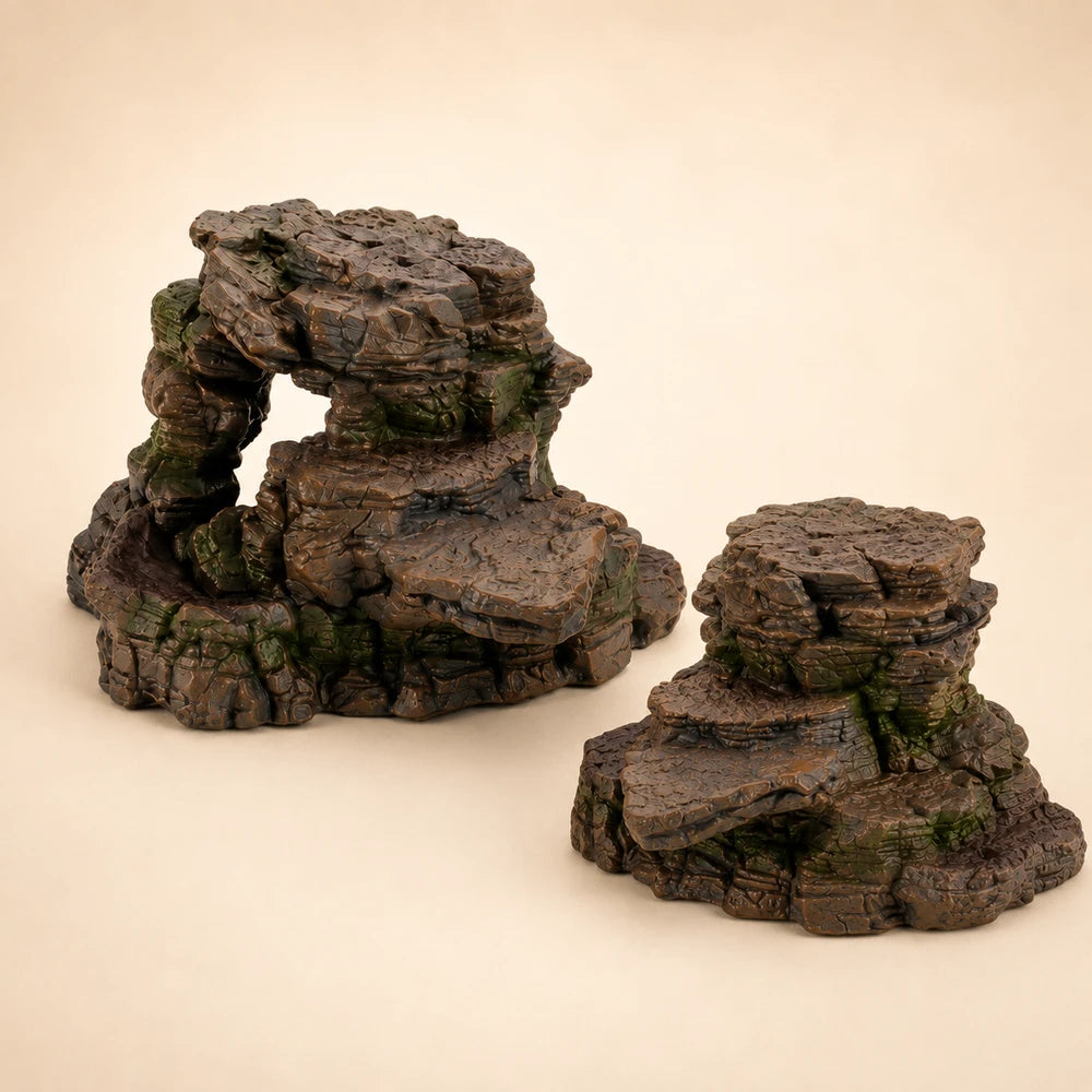 Miniature Animal Dinosaur World Scene Set