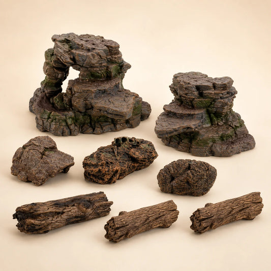 Miniature Animal Dinosaur World Scene Set