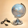 Hebrew Scripture Rotating Desktop Globe