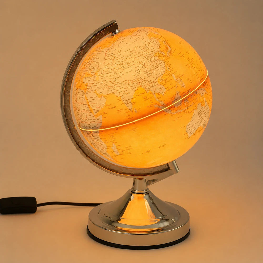 Hebrew Scripture Rotating Desktop Globe