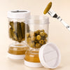 Pickle Hourglass Jar With Forks