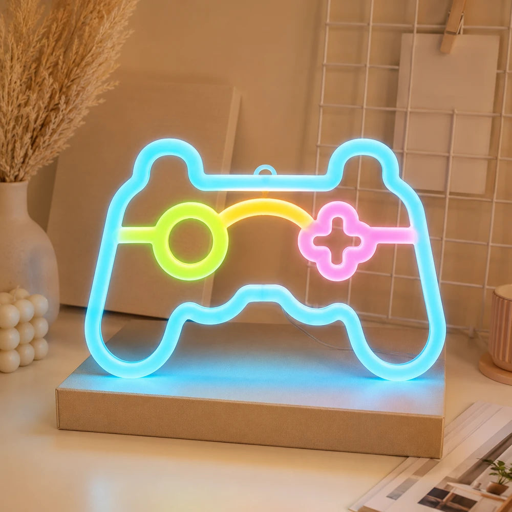 USB LED Game Controller Neon Light