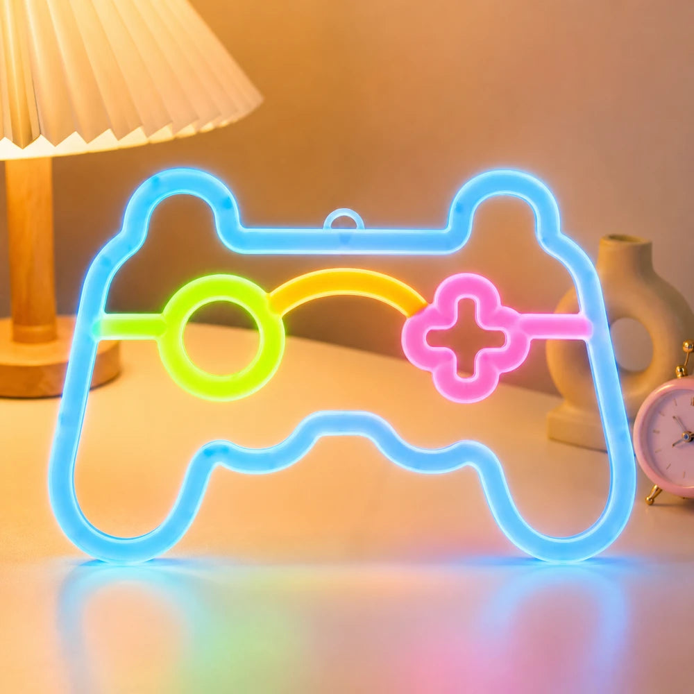 USB LED Game Controller Neon Light