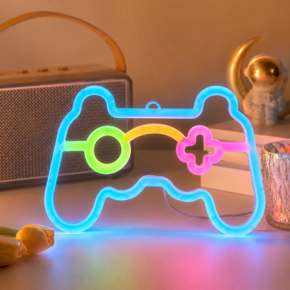 USB LED Game Controller Neon Light
