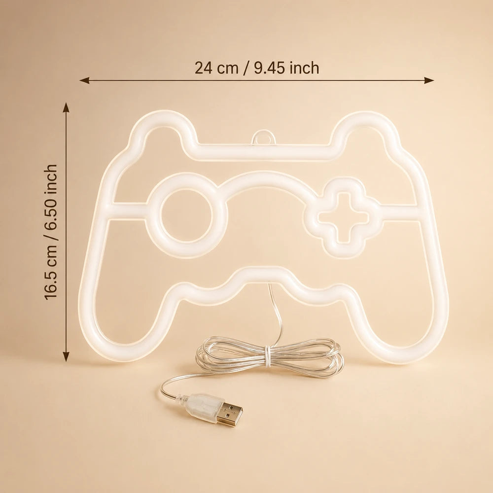 USB LED Game Controller Neon Light