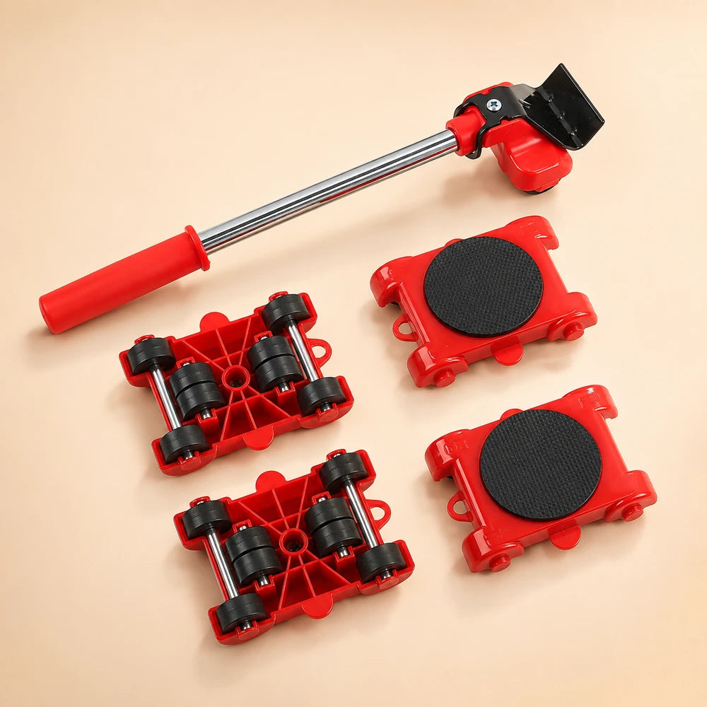 Furniture Moving Set With Rotating Casters