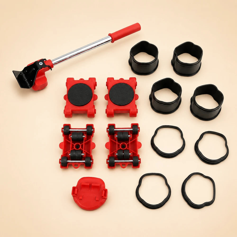 Furniture Moving Set With Rotating Casters