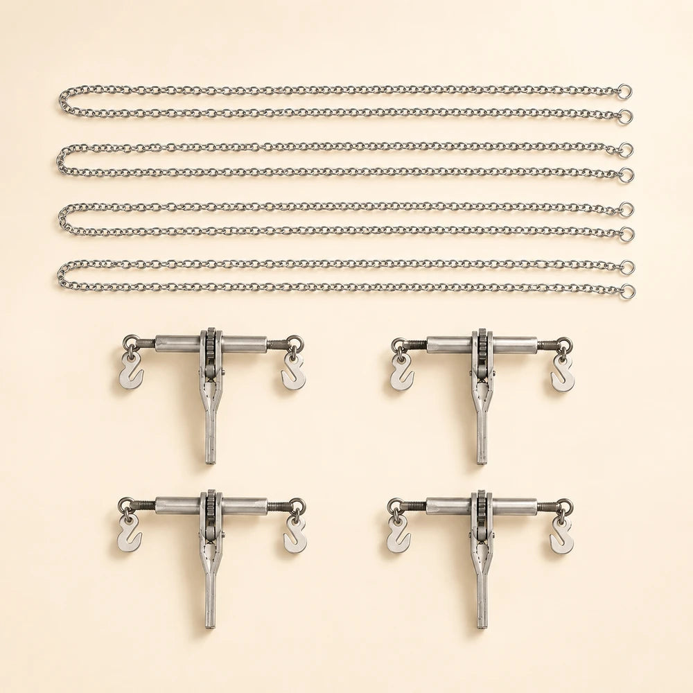 Metal Ratchet Binders Transport Chains for RC Trucks