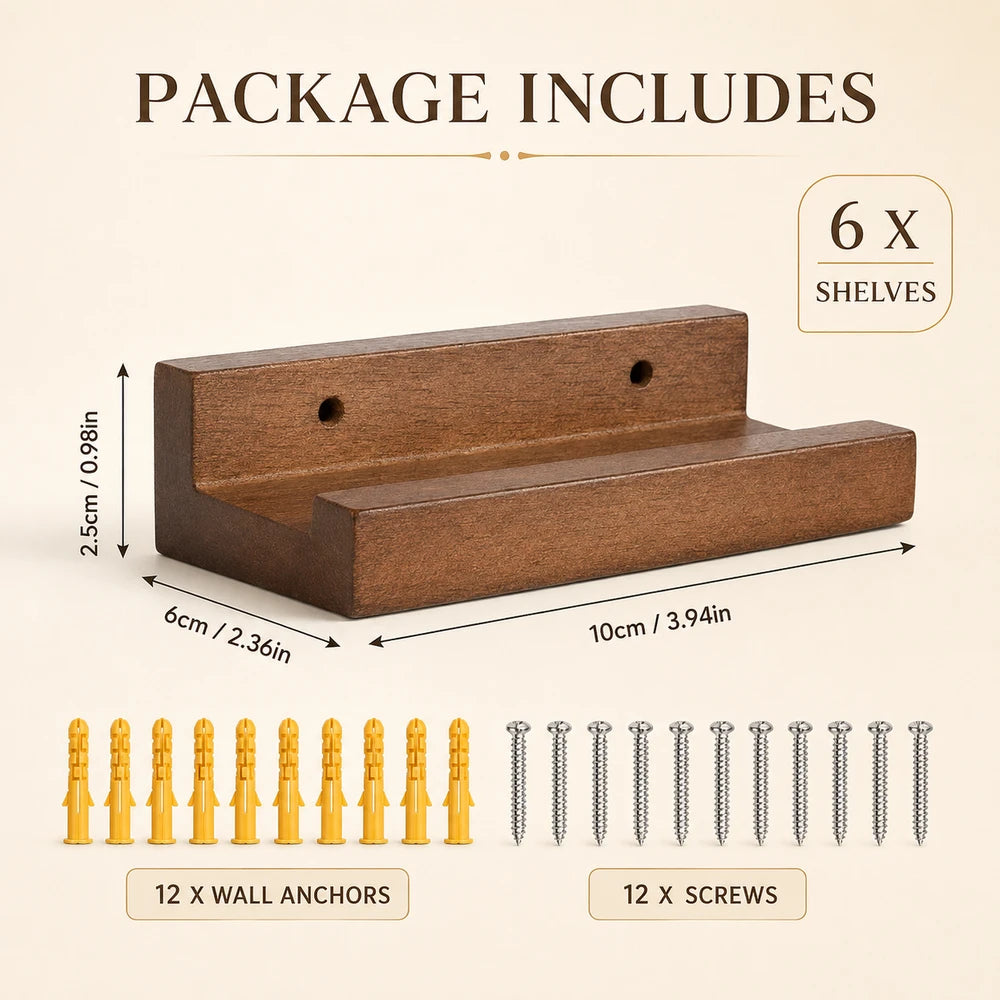 Wood Vinyl Record Wall Mount