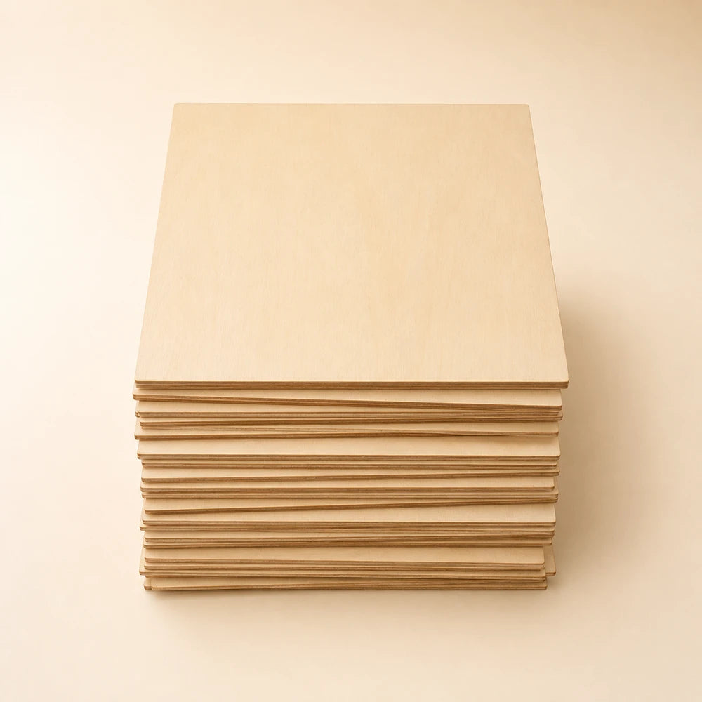 Unfinished Wood Square Blanks