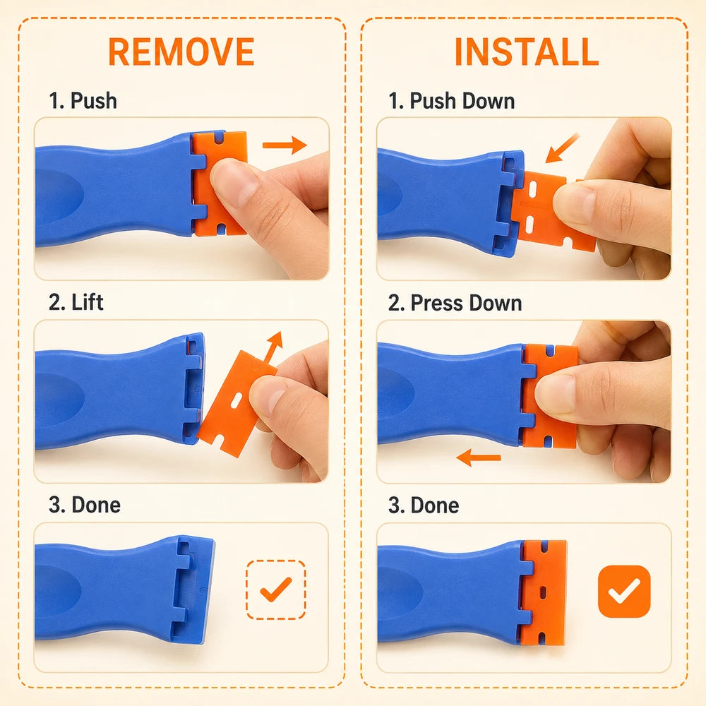 Multipurpose Plastic Car Sticker Remover
