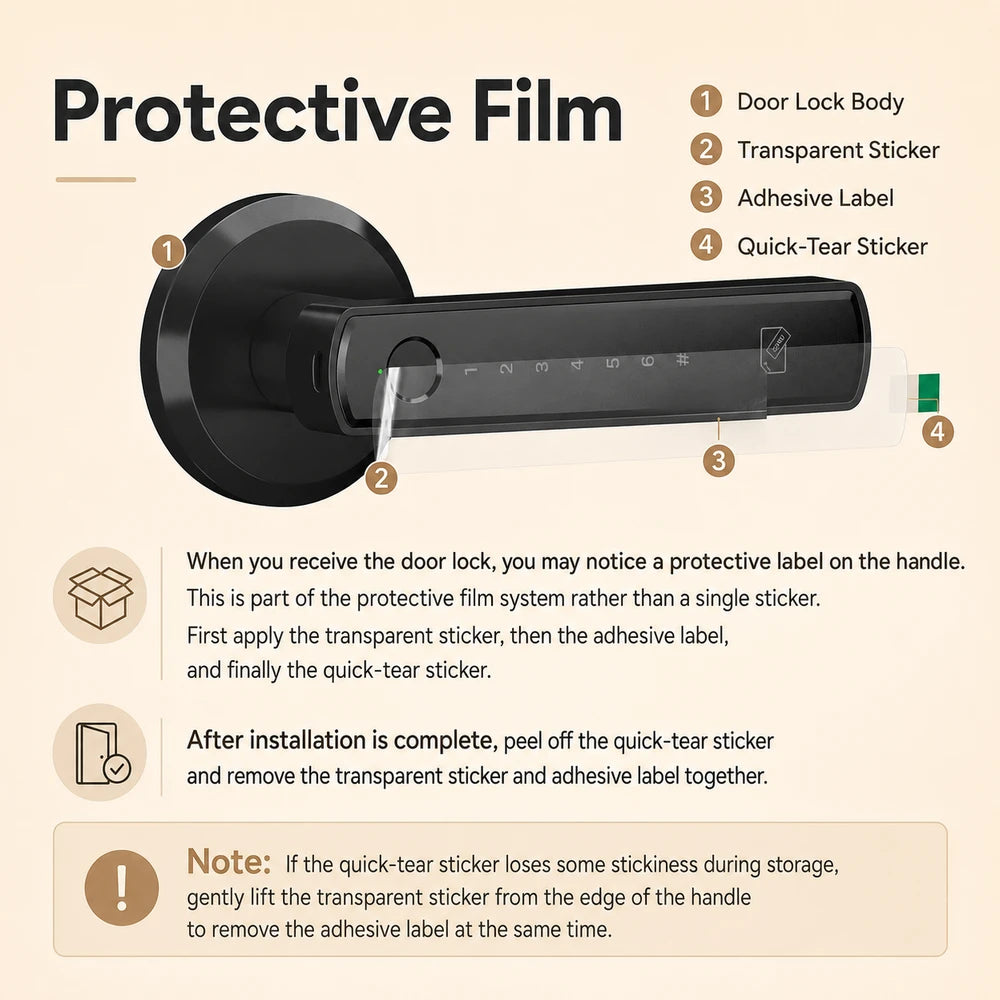 Viladepot Smart Fingerprint Door Lock