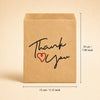 Kraft Thank You Paper Gift Bags