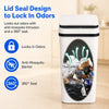 Slim Touchless Motion Sensor Bathroom Trash Can