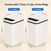 Slim Touchless Motion Sensor Bathroom Trash Can