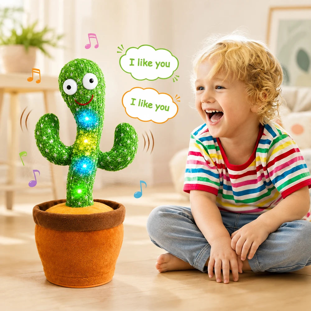 Singing Dancing Cactus Plush Toy