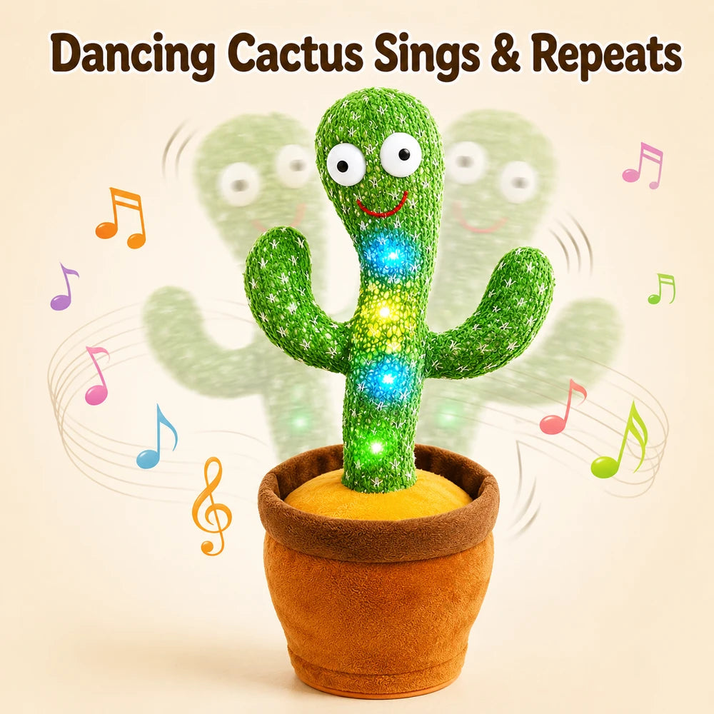 Singing Dancing Cactus Plush Toy