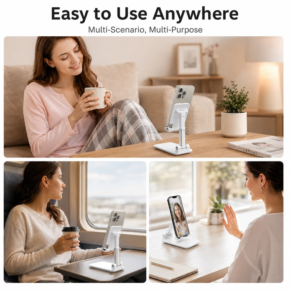 Flexible Desktop Phone and Tablet Stand