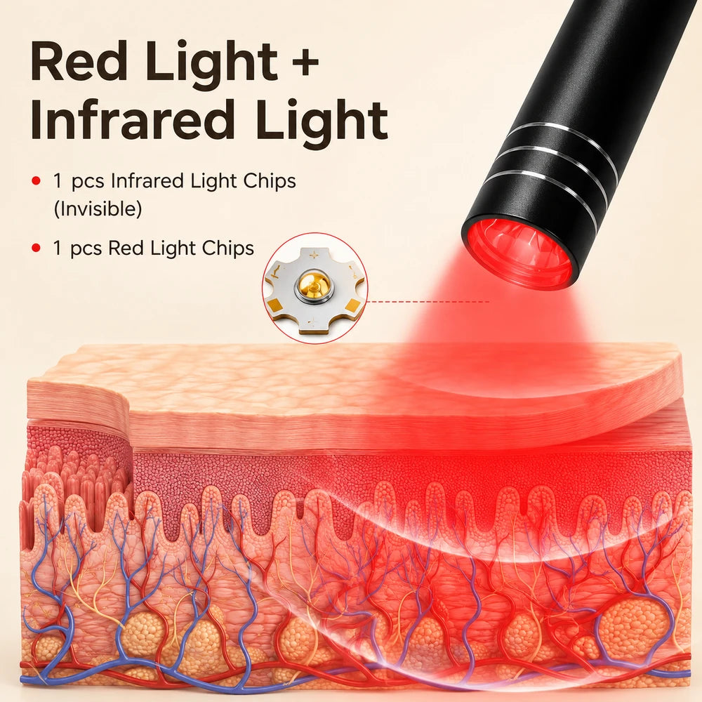 Red Light Therapy Torch