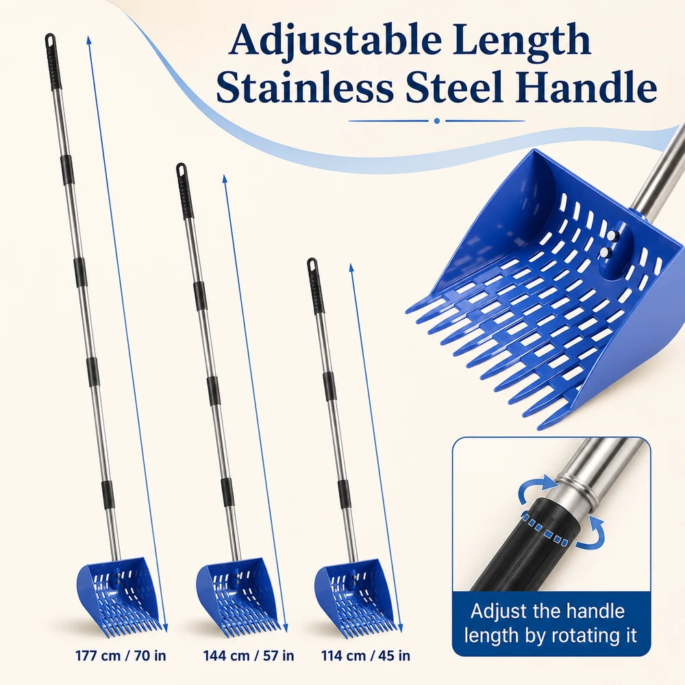 Adjustable Chicken Manure Shovel And Rake