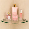 Glass Corner Shelf Wall Organizer