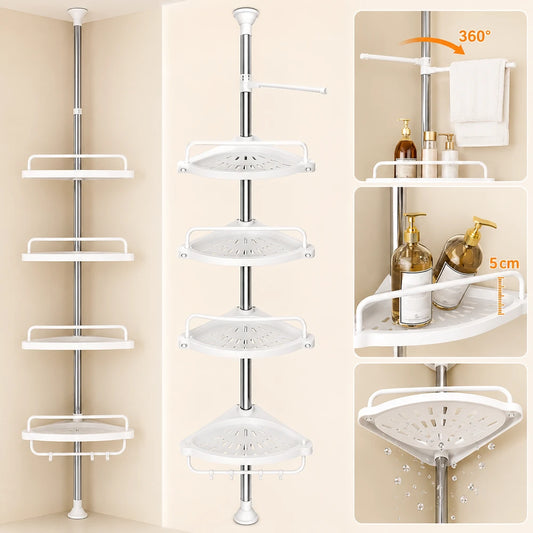 Adjustable Telescopic Corner Shower Shelf