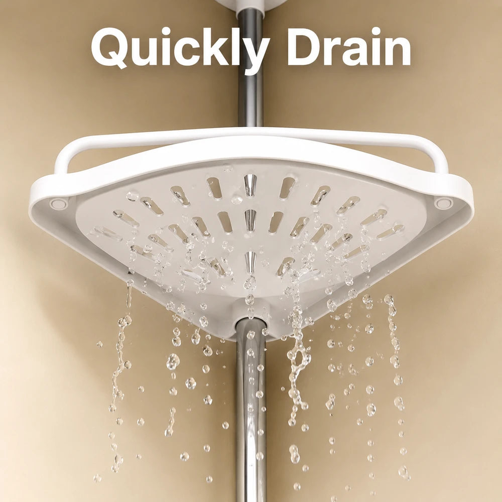 Adjustable Telescopic Corner Shower Shelf