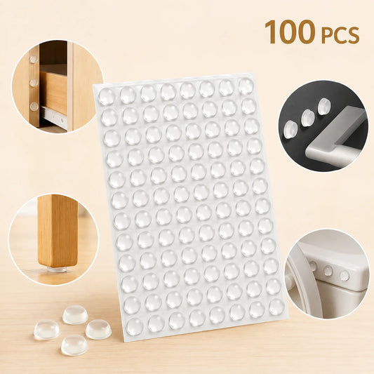 Transparent Silicone Cabinet Door Stopper Pads