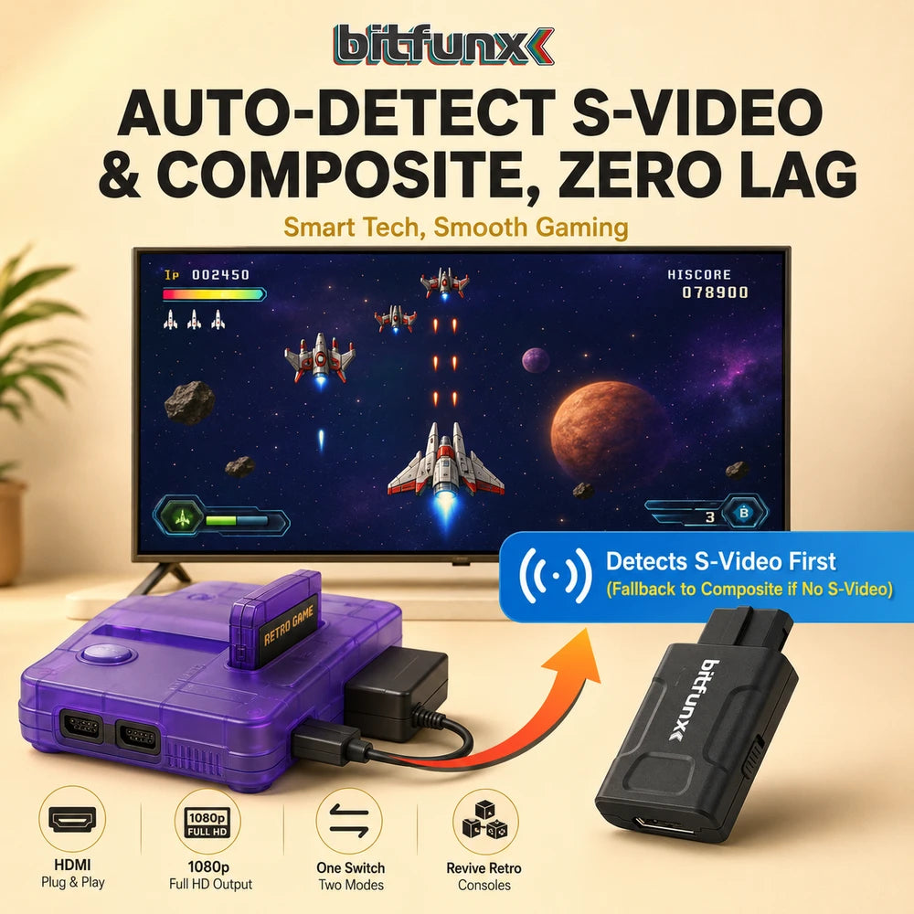 Bitfunx Mini Retro HDMI Adapter