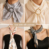 Multipurpose Shirt Ring Belt Scarf Buckle Set
