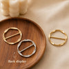 Multipurpose Shirt Ring Belt Scarf Buckle Set