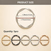 Multipurpose Shirt Ring Belt Scarf Buckle Set