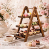 Wooden Three Tier Serving Tray