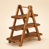 Wooden Three Tier Serving Tray