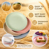 Lightweight Wheat Straw Dinner Plates