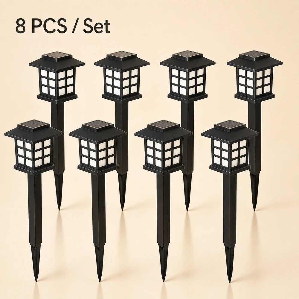 Waterproof LED Solar Pathway Lights