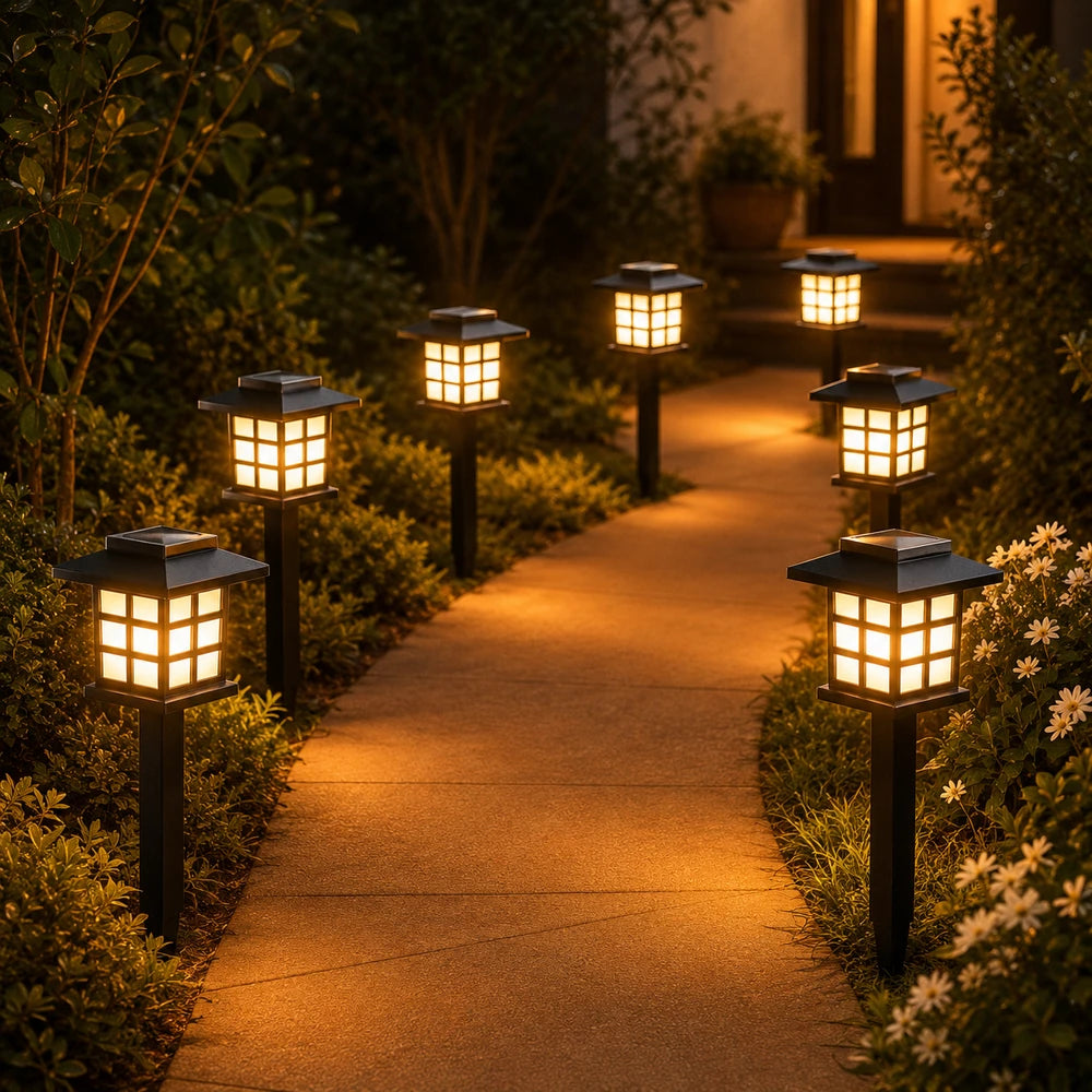 Waterproof LED Solar Pathway Lights