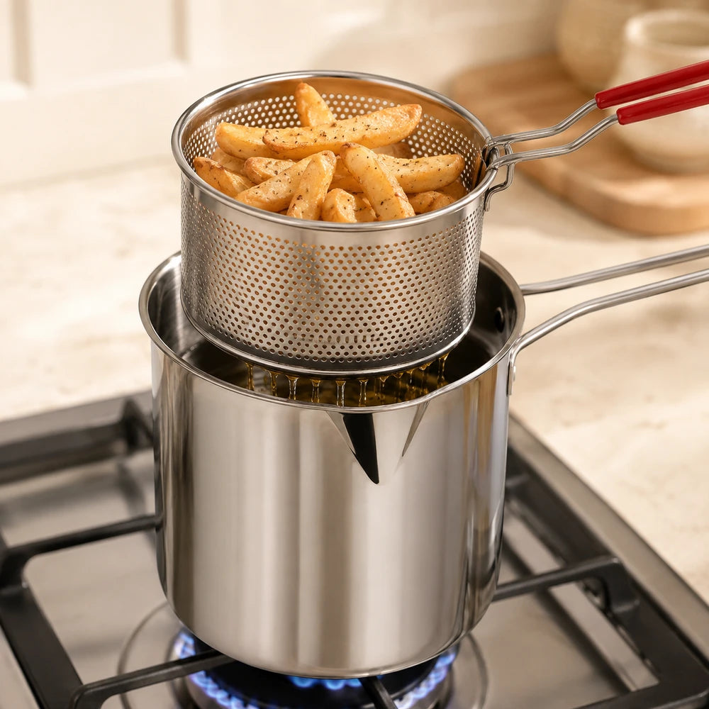 Stainless Steel Deep Frying Pot