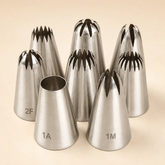 Stainless Steel Piping Nozzles Set