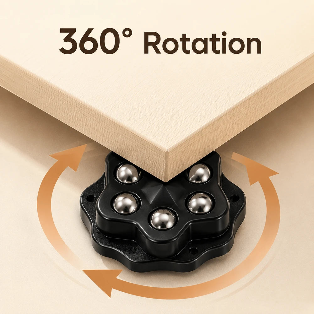 Brake-operated Self Adhesive Caster