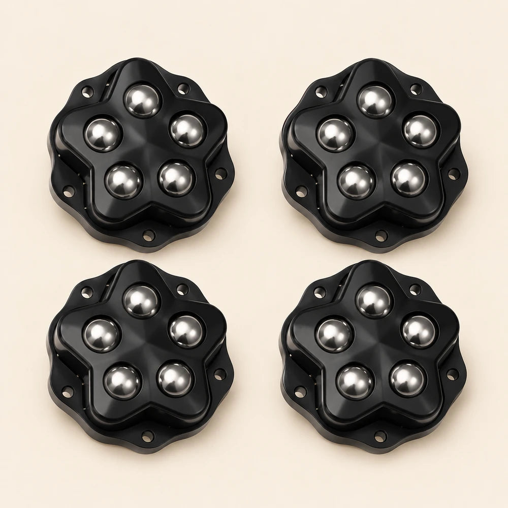 Brake-operated Self Adhesive Caster