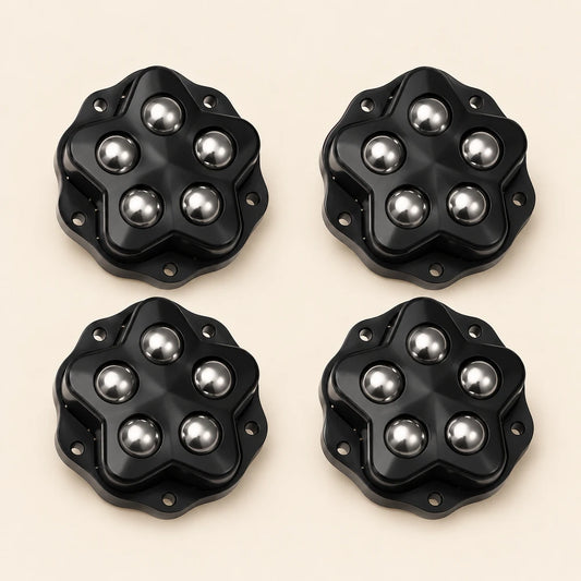 Brake-operated Self Adhesive Caster