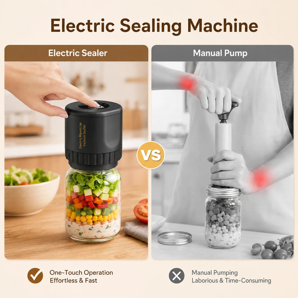 Automatic Electric Mason Jar Vacuum Sealer