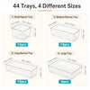 Transparent Plastic Drawer Storage Box Set
