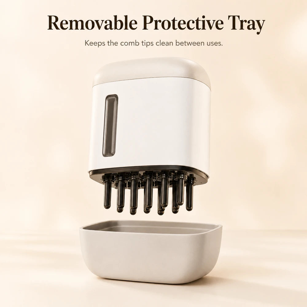 Rechargeable Scalp Serum Applicator Comb